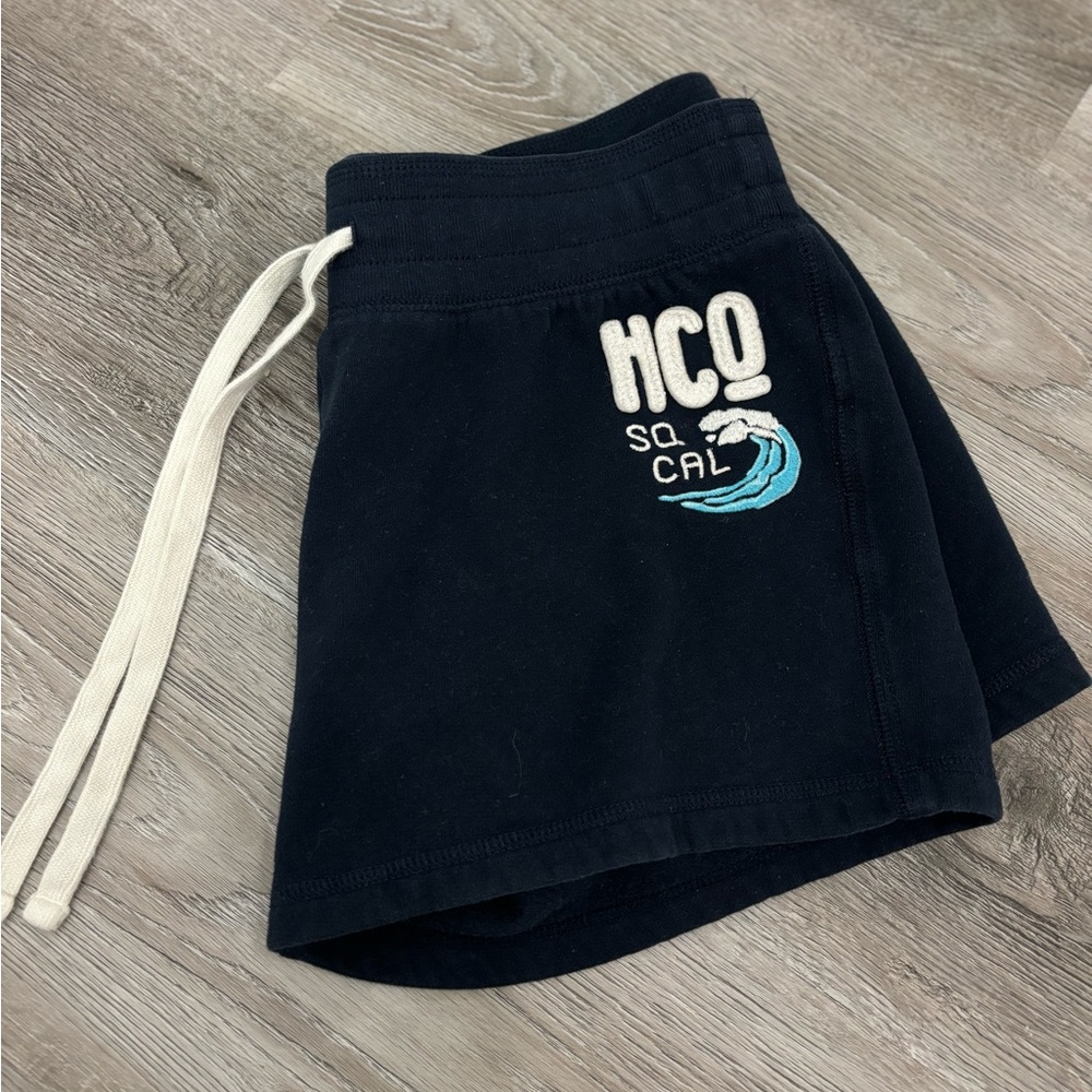 Hollister vintage shorts size medium navy Y2K - Hollister Y2K shorts